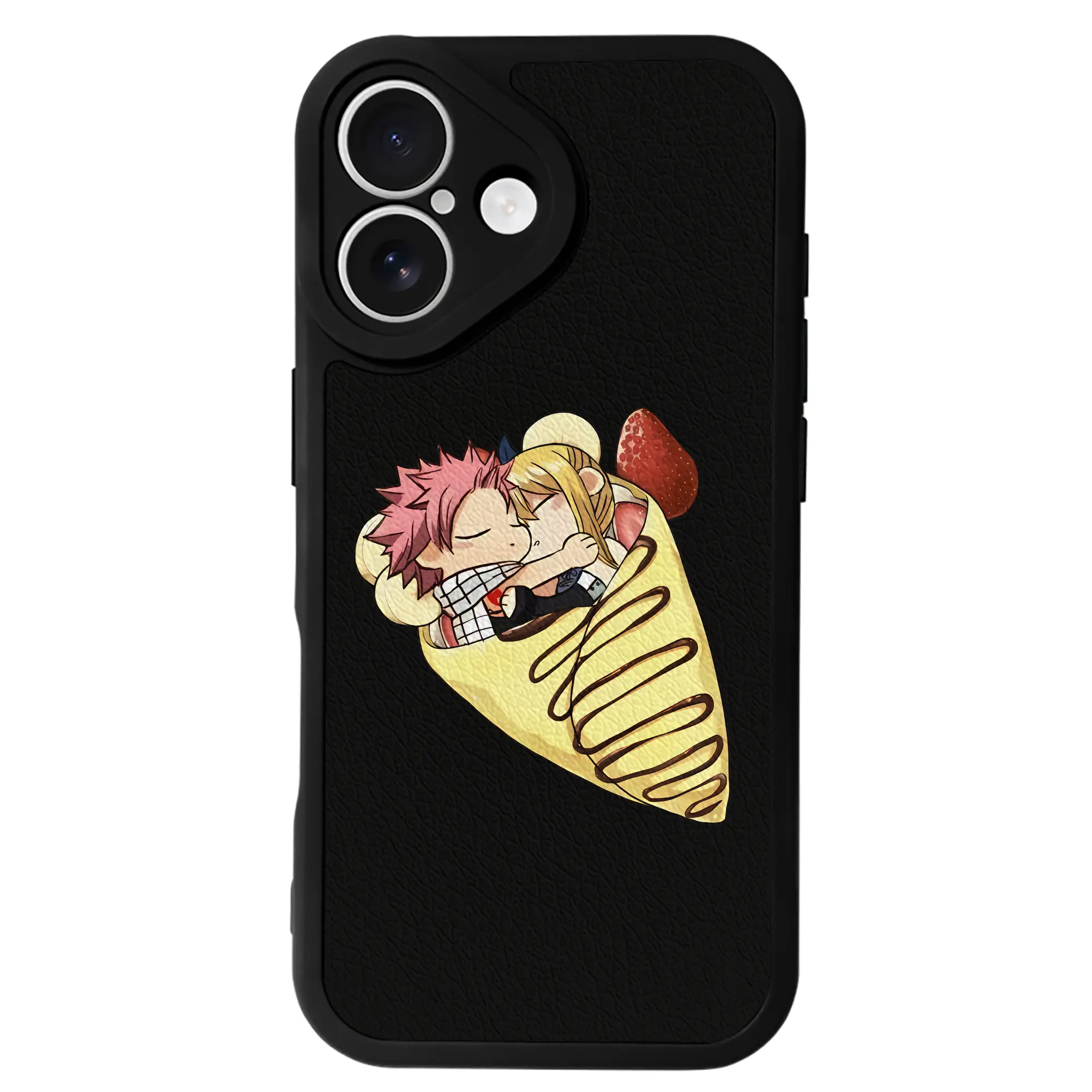 フェアリーテイル グッズ ルーシィ・ハートフィリア - IPhone 16シリーズ対応 ・ シリコンスマホケース ・ レザー調 ・ 高精度フィット ・ 耐衝撃 ・ ワイヤレス充電対応 ・ 精密カット